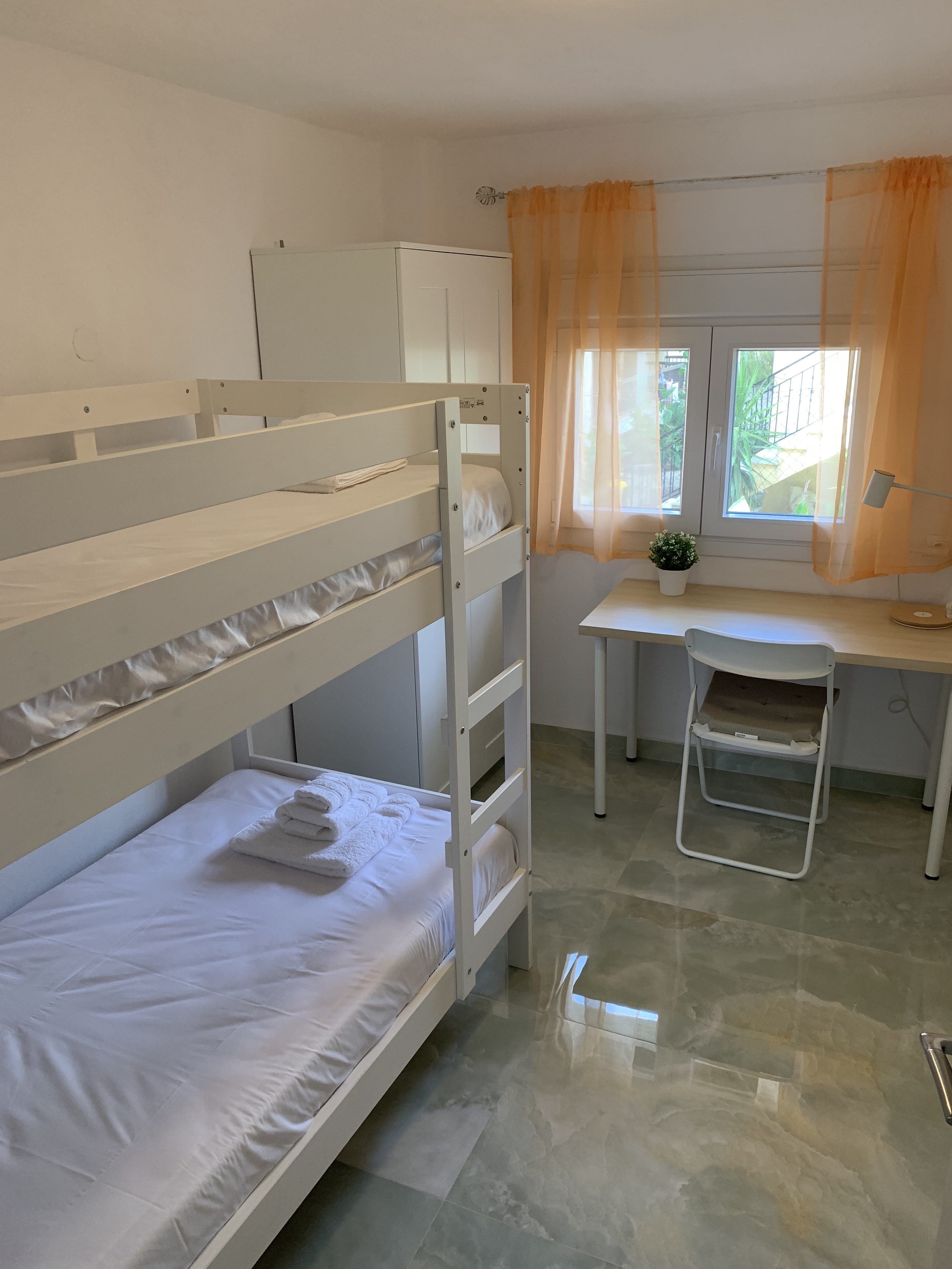 Bunk room and desk